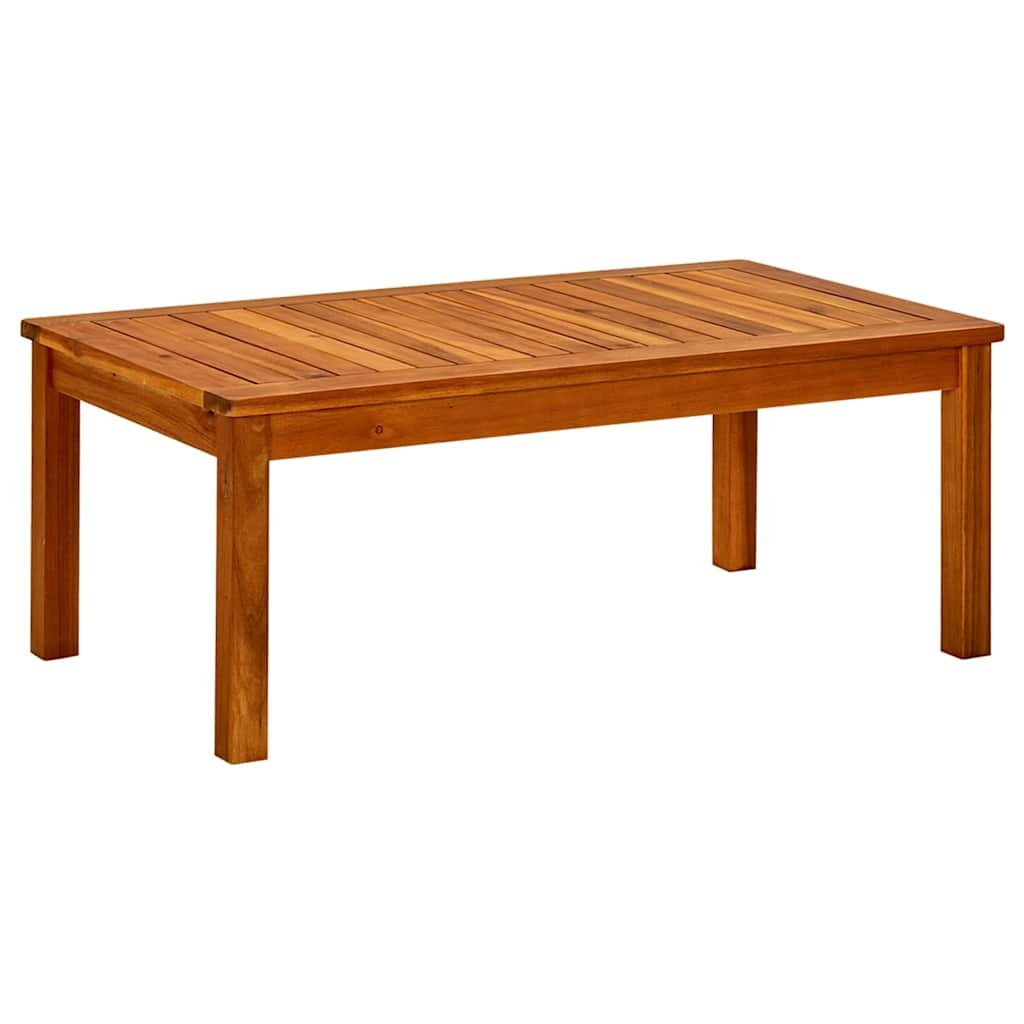 vidaXL Градинска кафе маса 90x50x36 см акация масив