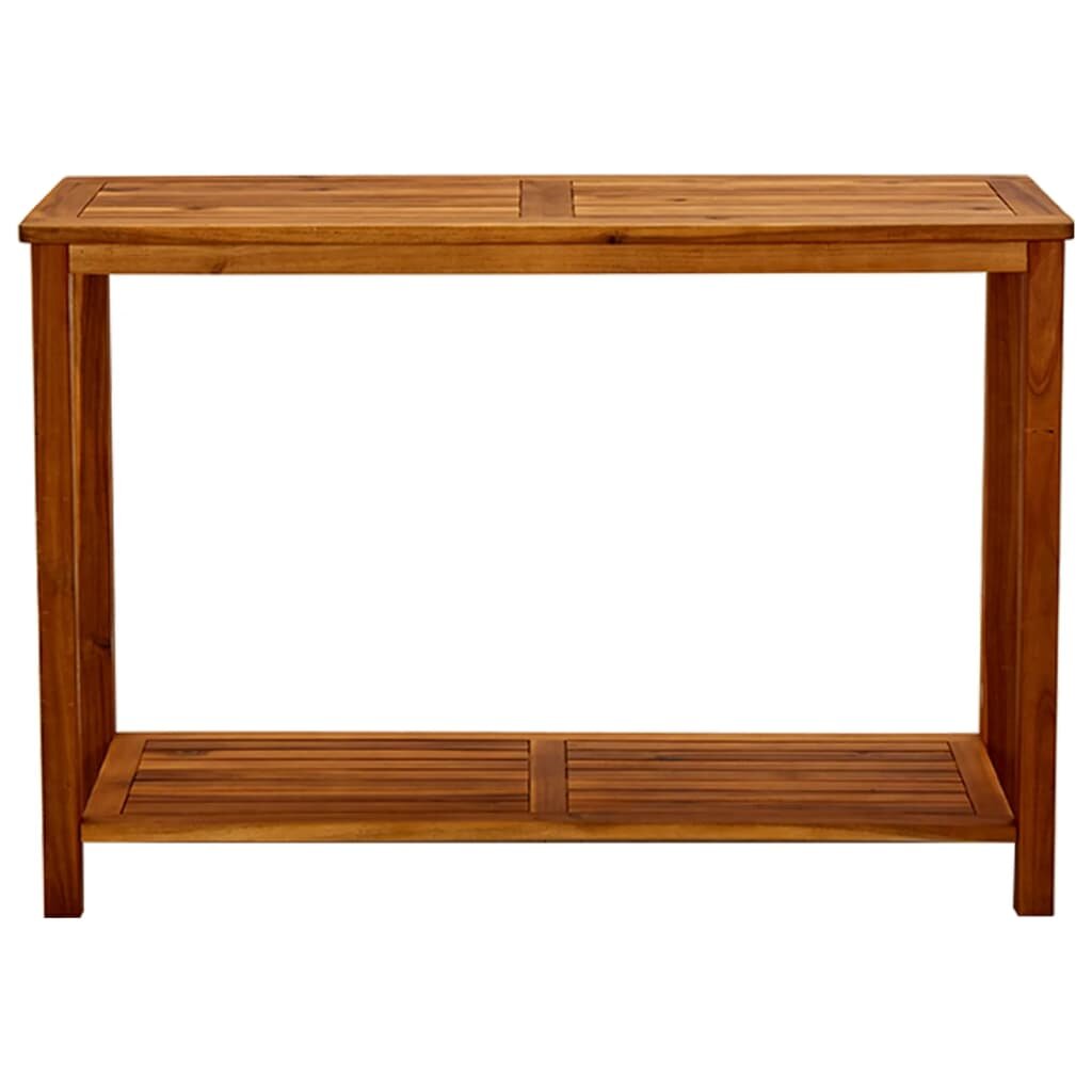 vidaXL Градинска конзолна маса 110x40x75 см акациево дърво масив