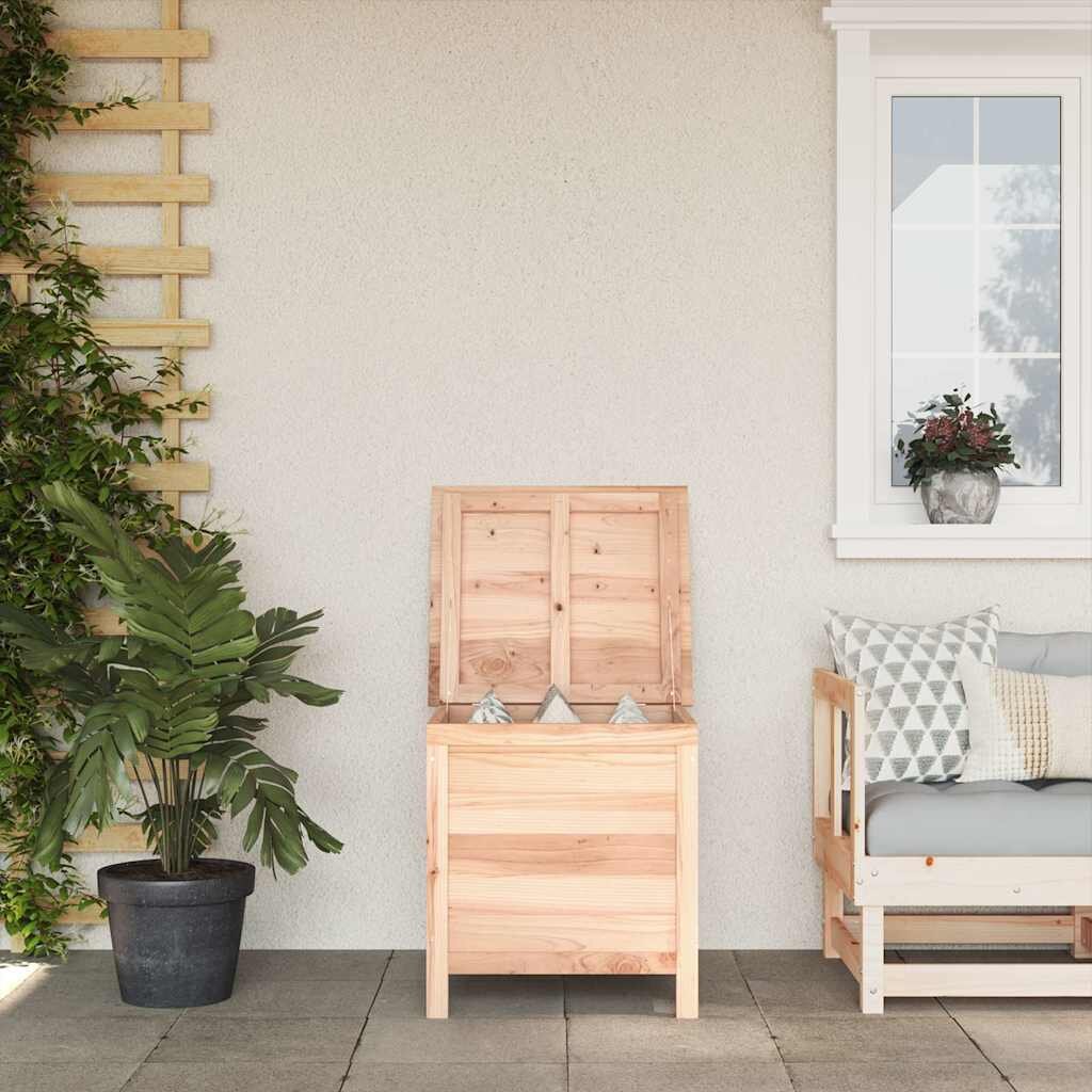 vidaXL Градинска кутия за съхранение 50x49x565 см чам масив