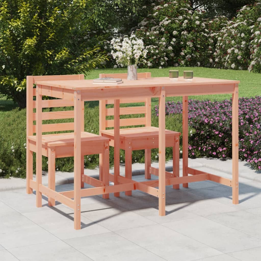 vidaXL Градинска маса 1595x825x110 см дугласко дърво масив