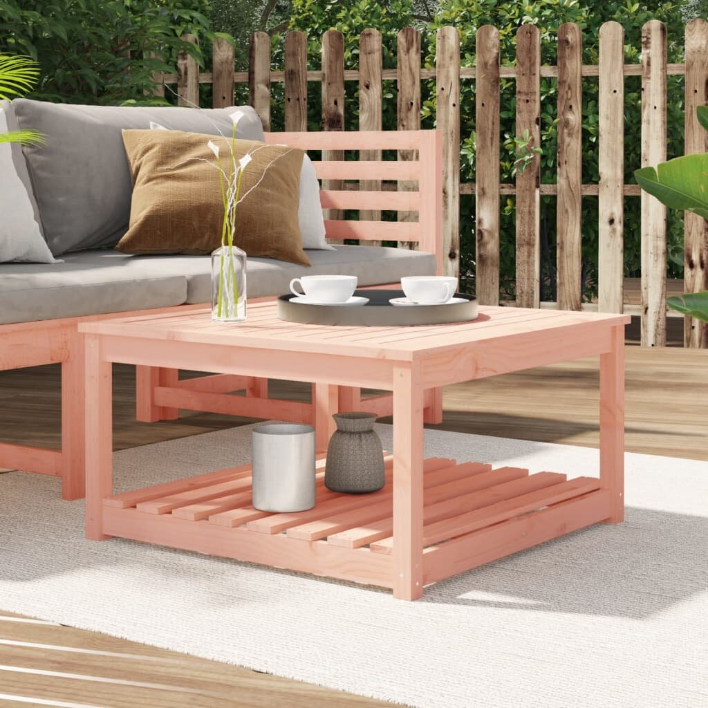 vidaXL Градинска маса 825x825x45 см дугласко дърво масив