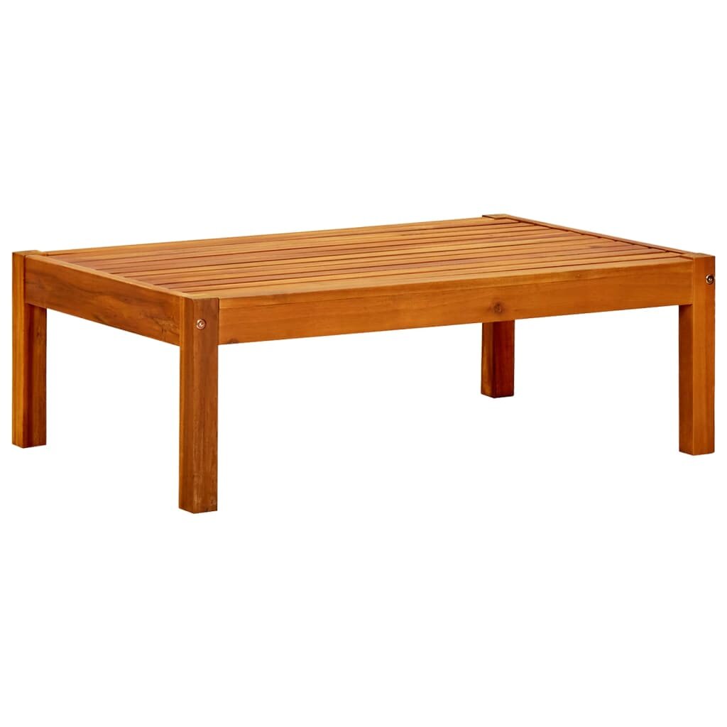 vidaXL Градинска маса 85x57x29 см акация масив