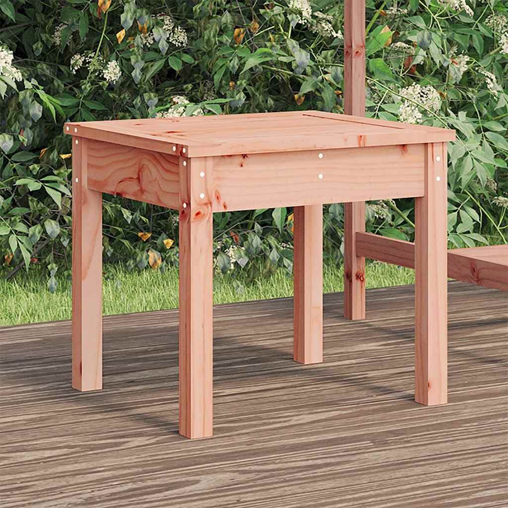 vidaXL Градинска пейка 50x44x45 см масивна дугласка дървесина