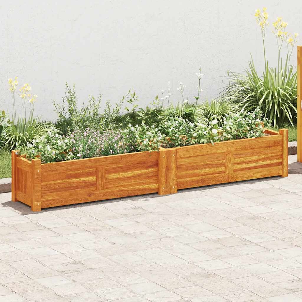 vidaXL Градинска повдигната леха акациево дърво 150x30x25 см