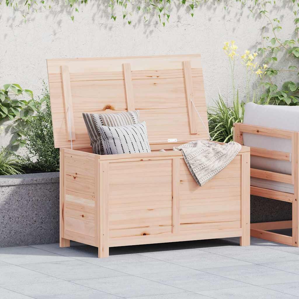 vidaXL Градинска ракла 100x50x56 см чам масив