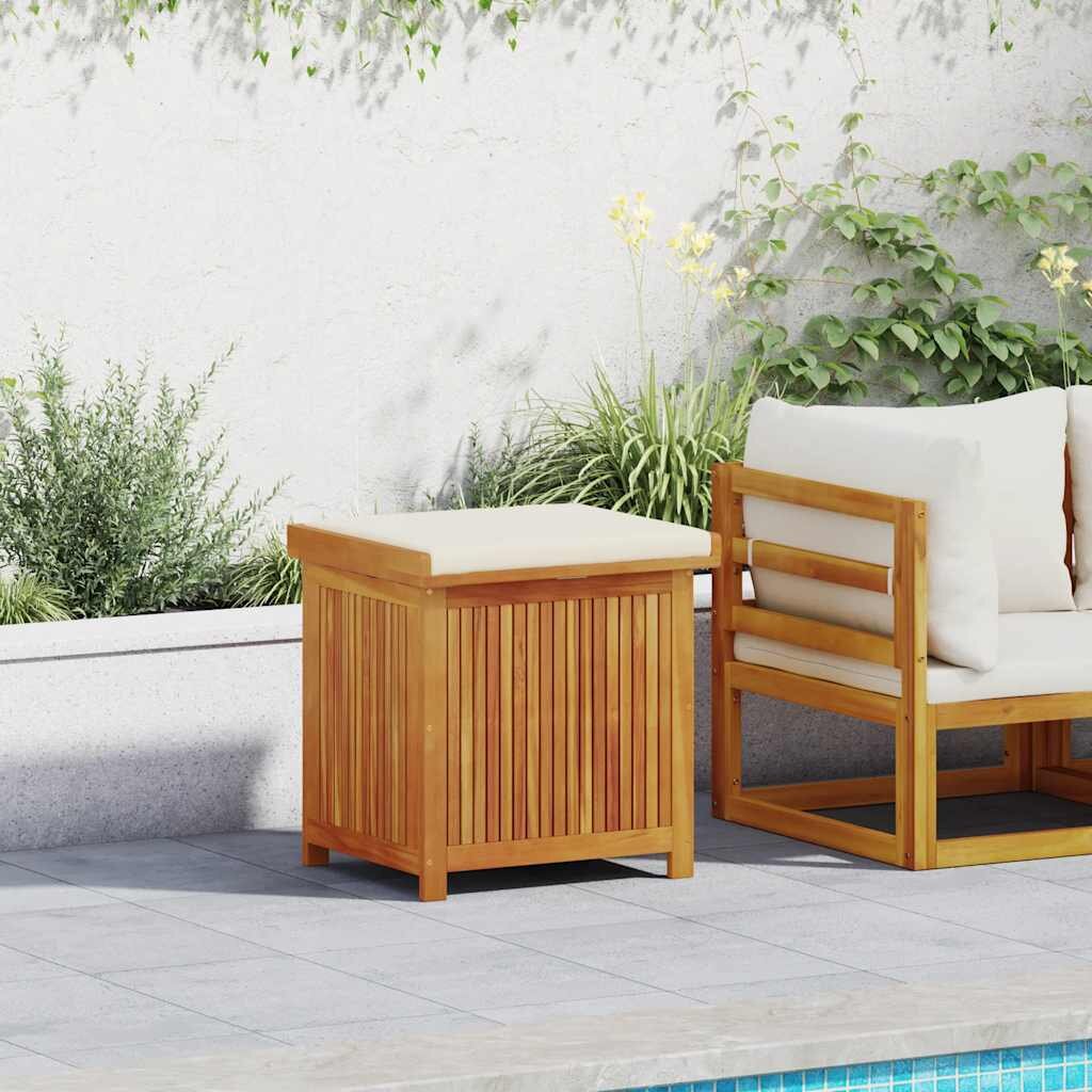 vidaXL Градинска ракла 60x50x61 см акация масив
