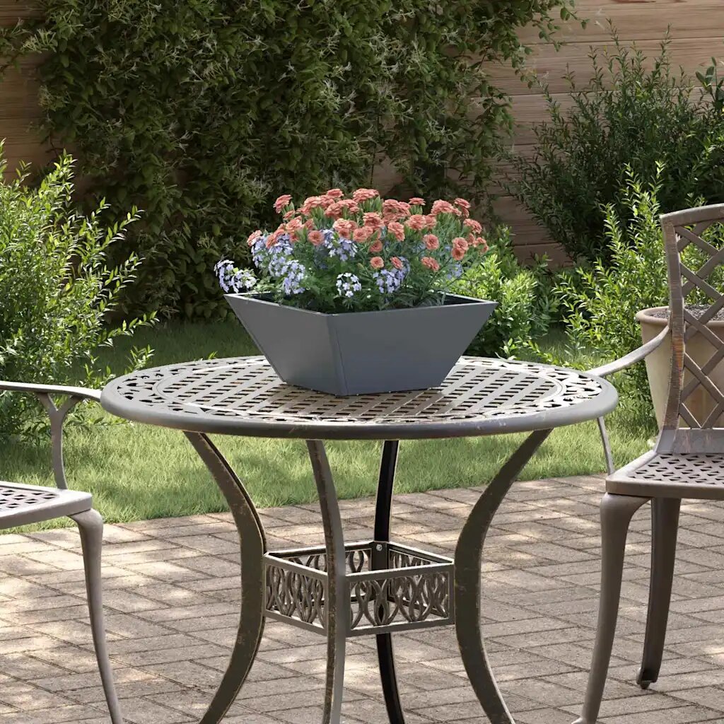 vidaXL Градинска саксия 5 бр. Антрацит 35 x 35 x 15 см