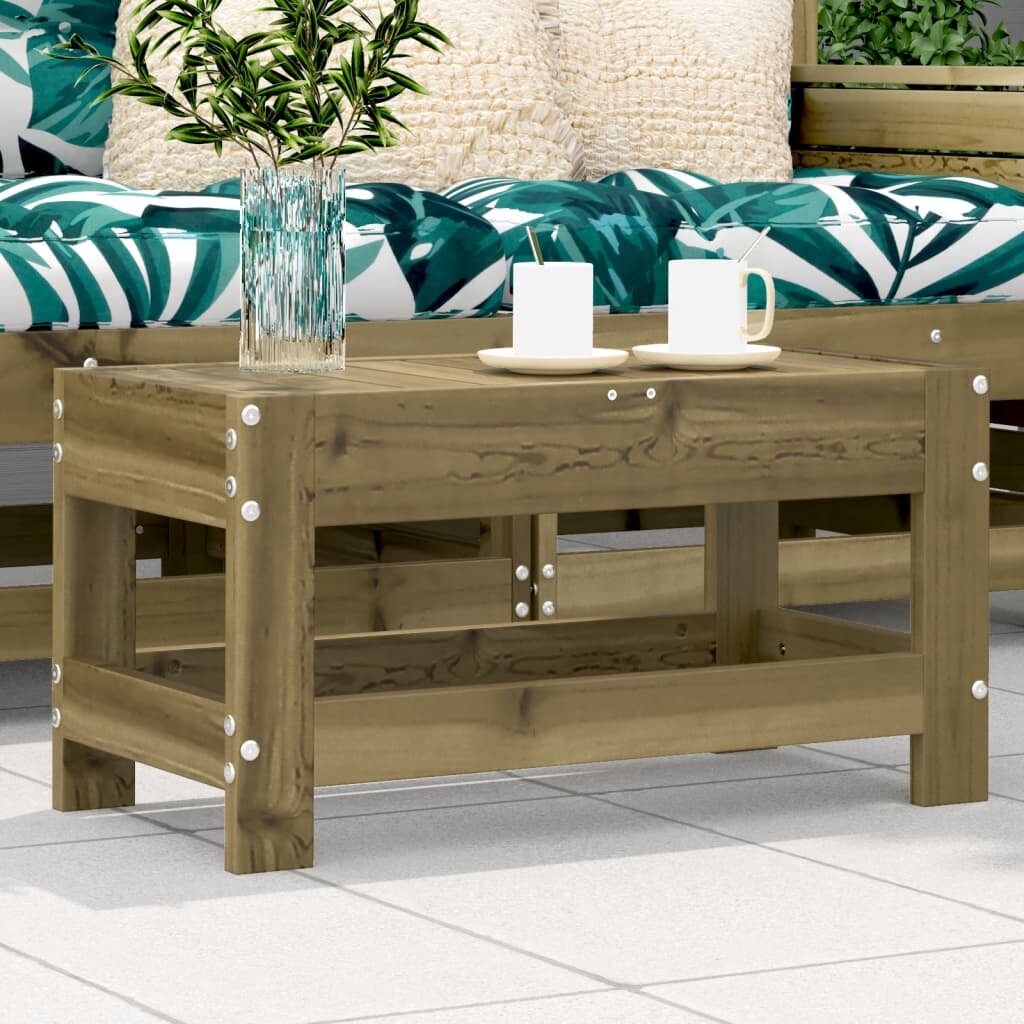 vidaXL Градинска табуретка 62x30x32 см импрегниран бор