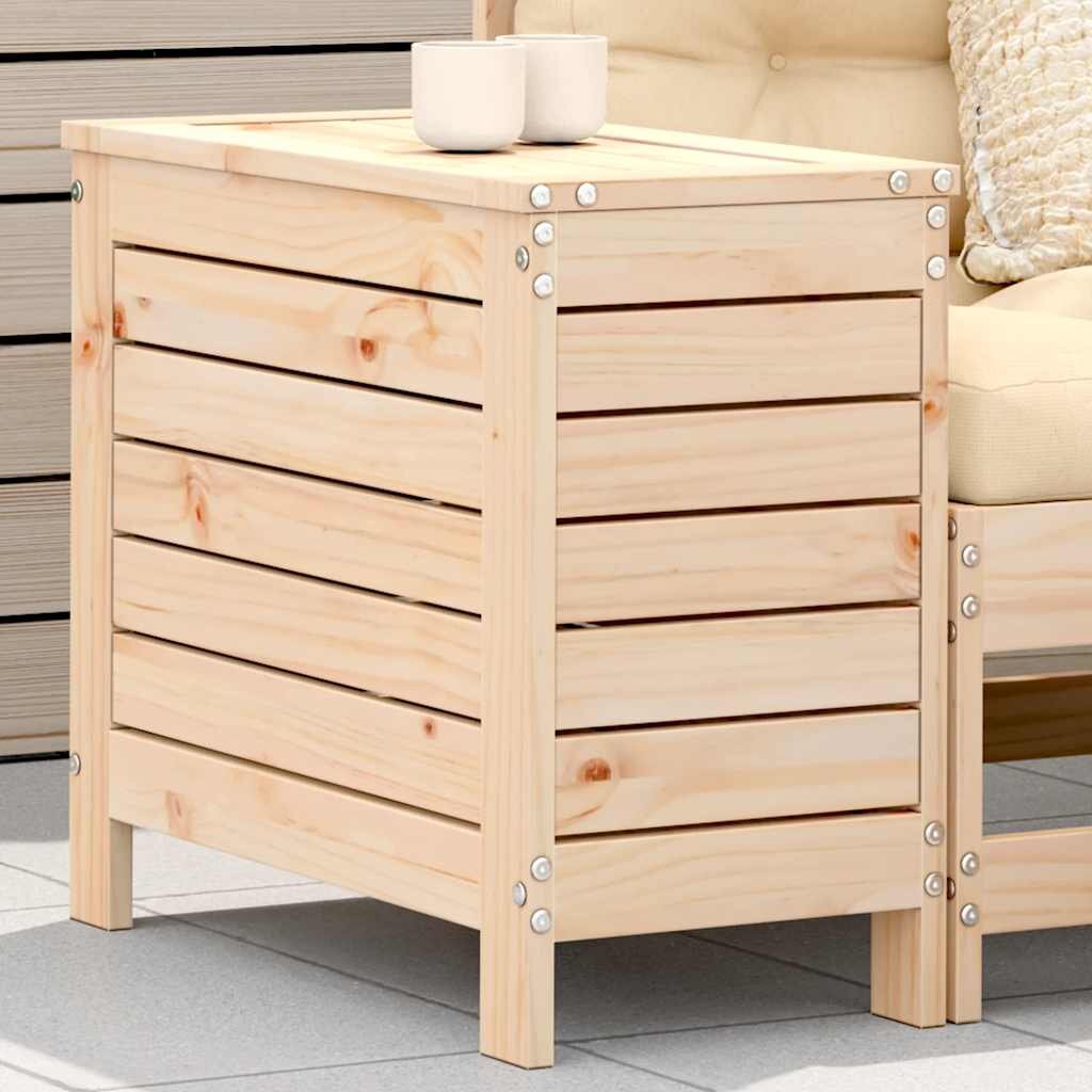 vidaXL Градинска табуретка 62x315x52 см борова дървесина масив