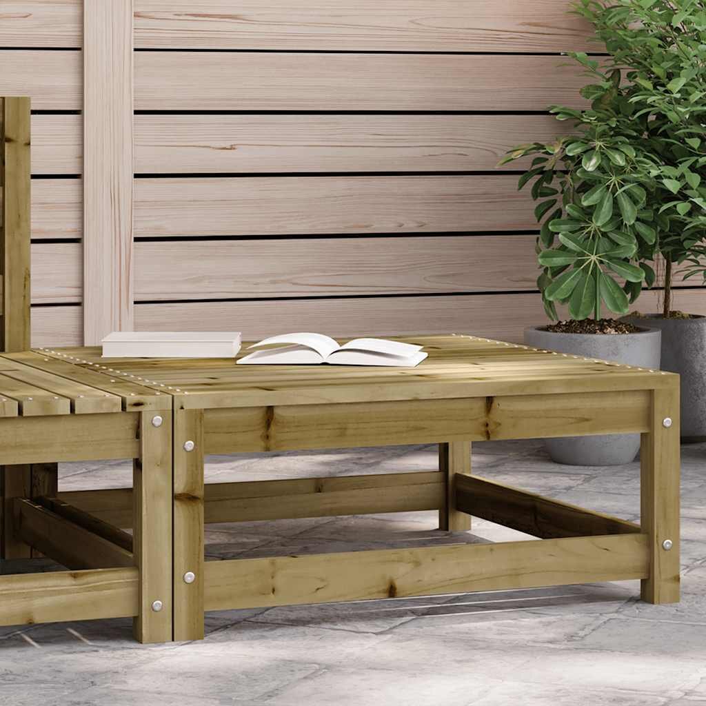 vidaXL Градинска табуретка 70x70x30 см импрегниран бор