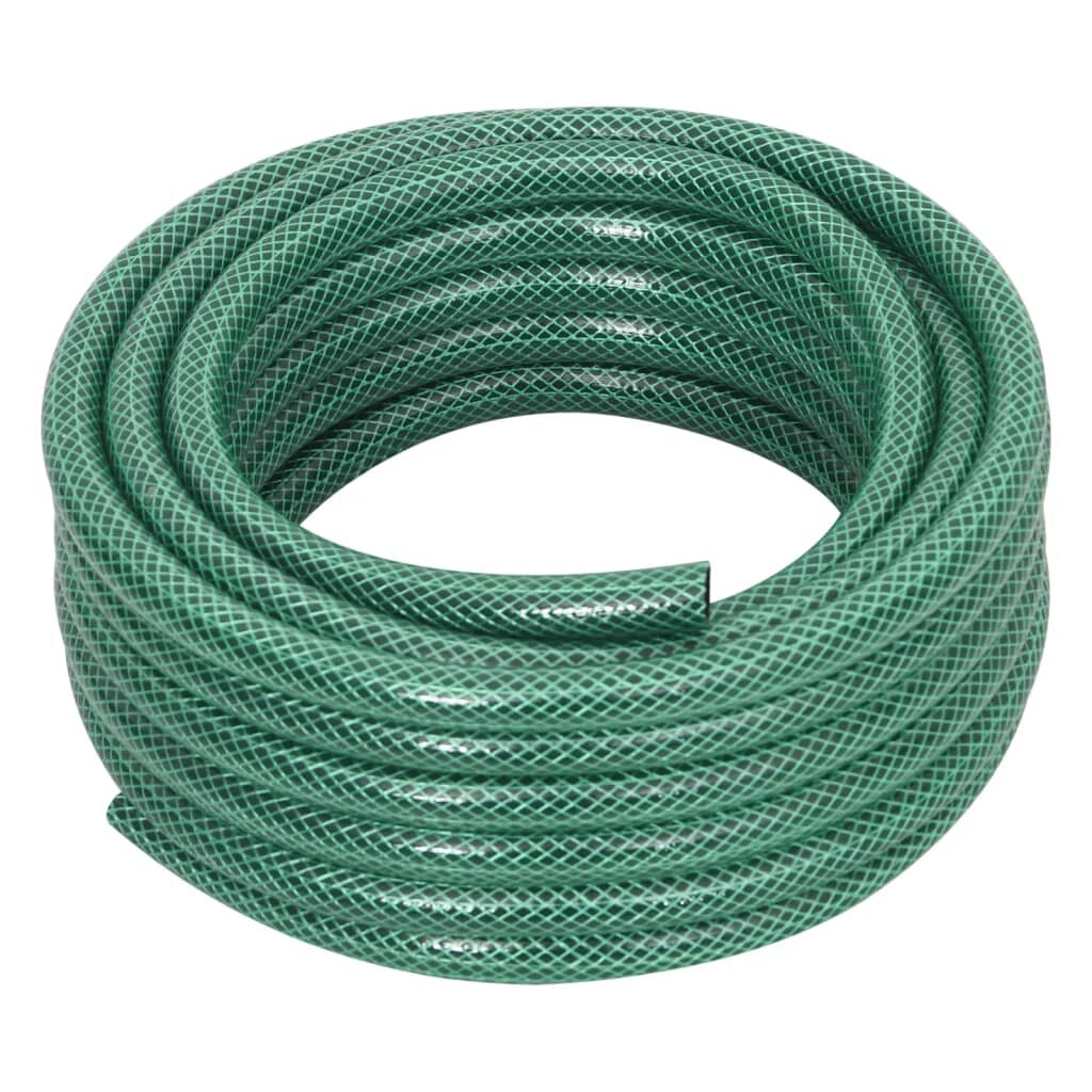 vidaXL Градински маркуч зелен 05" 30 м PVC