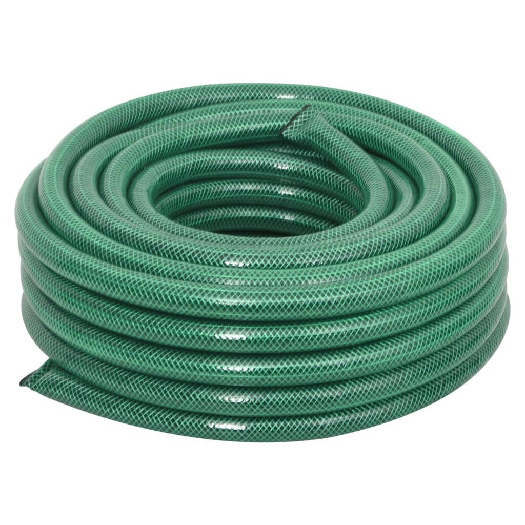 vidaXL Градински маркуч зелен 075" 20 м PVC