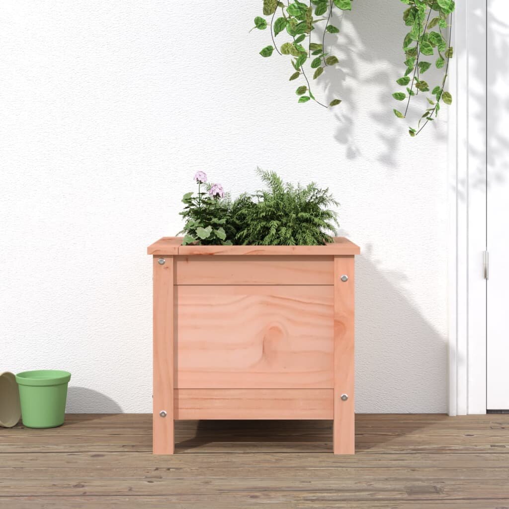 vidaXL Градински сандък 40x40x39 см дугласко дърво масив
