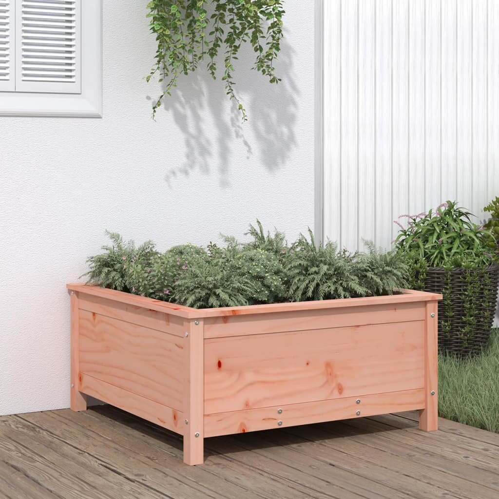 vidaXL Градински сандък 825x825x39 см дугласко дърво масив