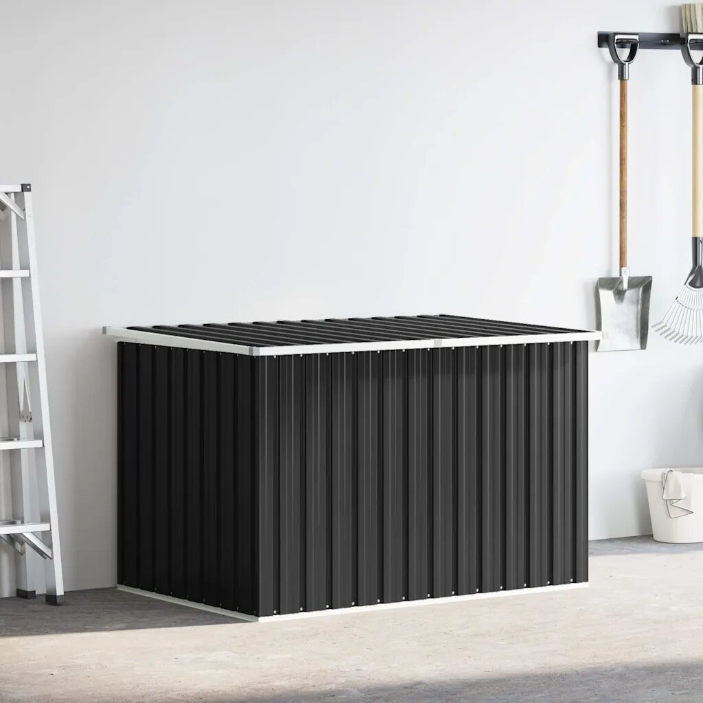 vidaXL Градински сандък за съхранение антрацит 171x99x93 см