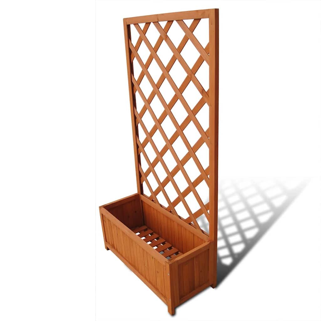 vidaXL Градински сандък за цветя 70 x 30 x 135 см