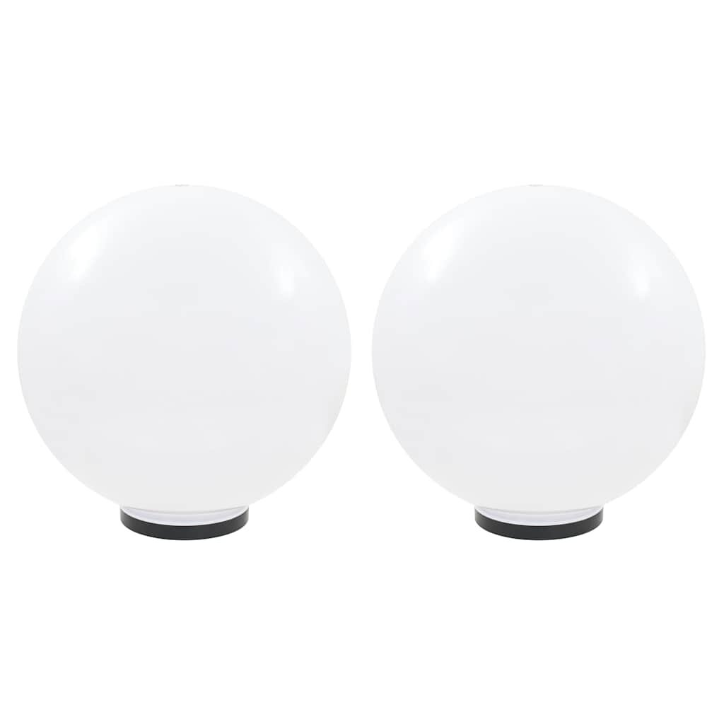 vidaXL Градински сфери за LED лампи 2 бр 50 см PMMA