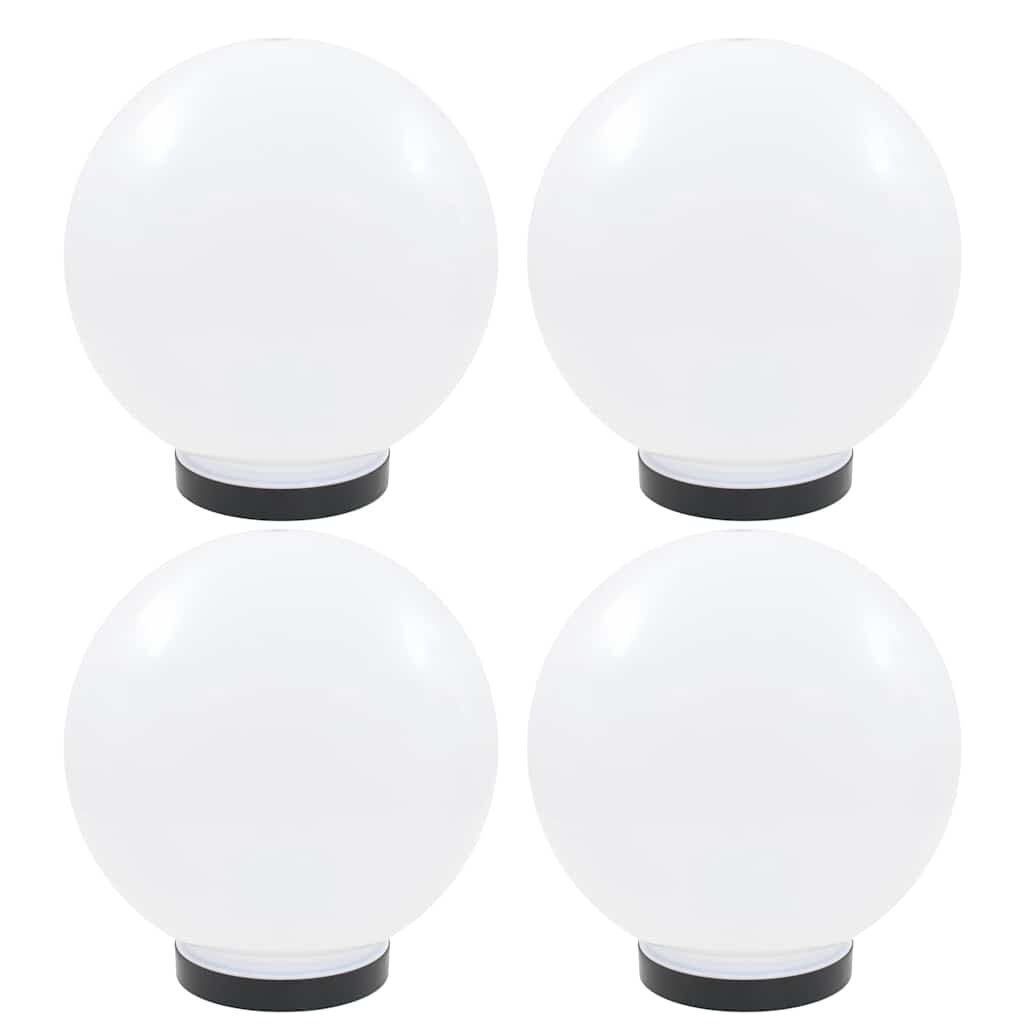 vidaXL Градински сфери за LED лампи 4 бр 25 см PMMA