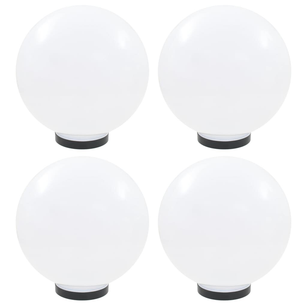 vidaXL Градински сфери за LED лампи 4 бр 30 см PMMA