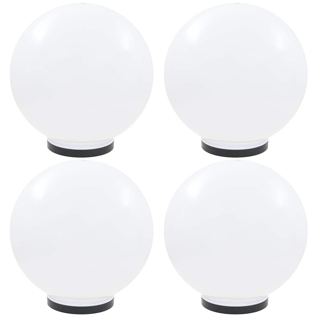 vidaXL Градински сфери за LED лампи 4 бр 40 см PMMA