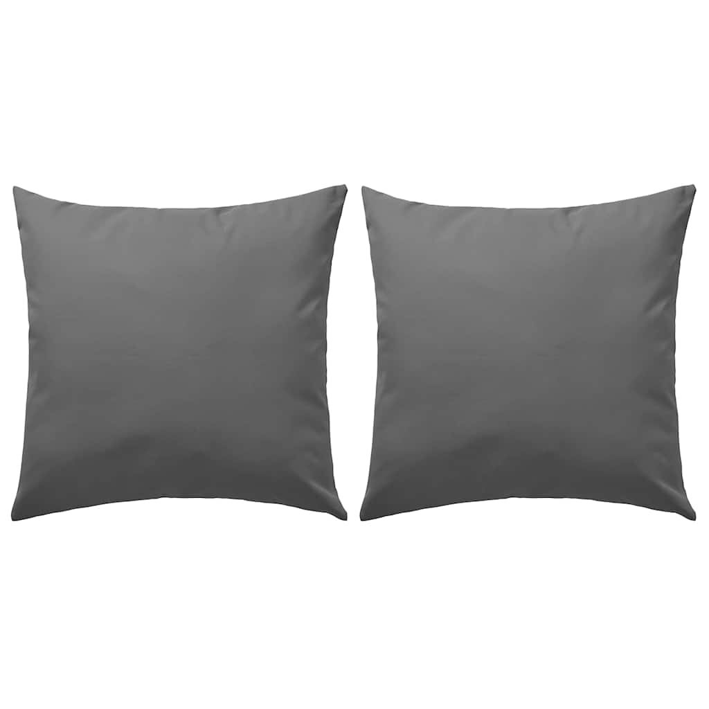 vidaXL Градински възглавници 2 бр 45x45 см сиви