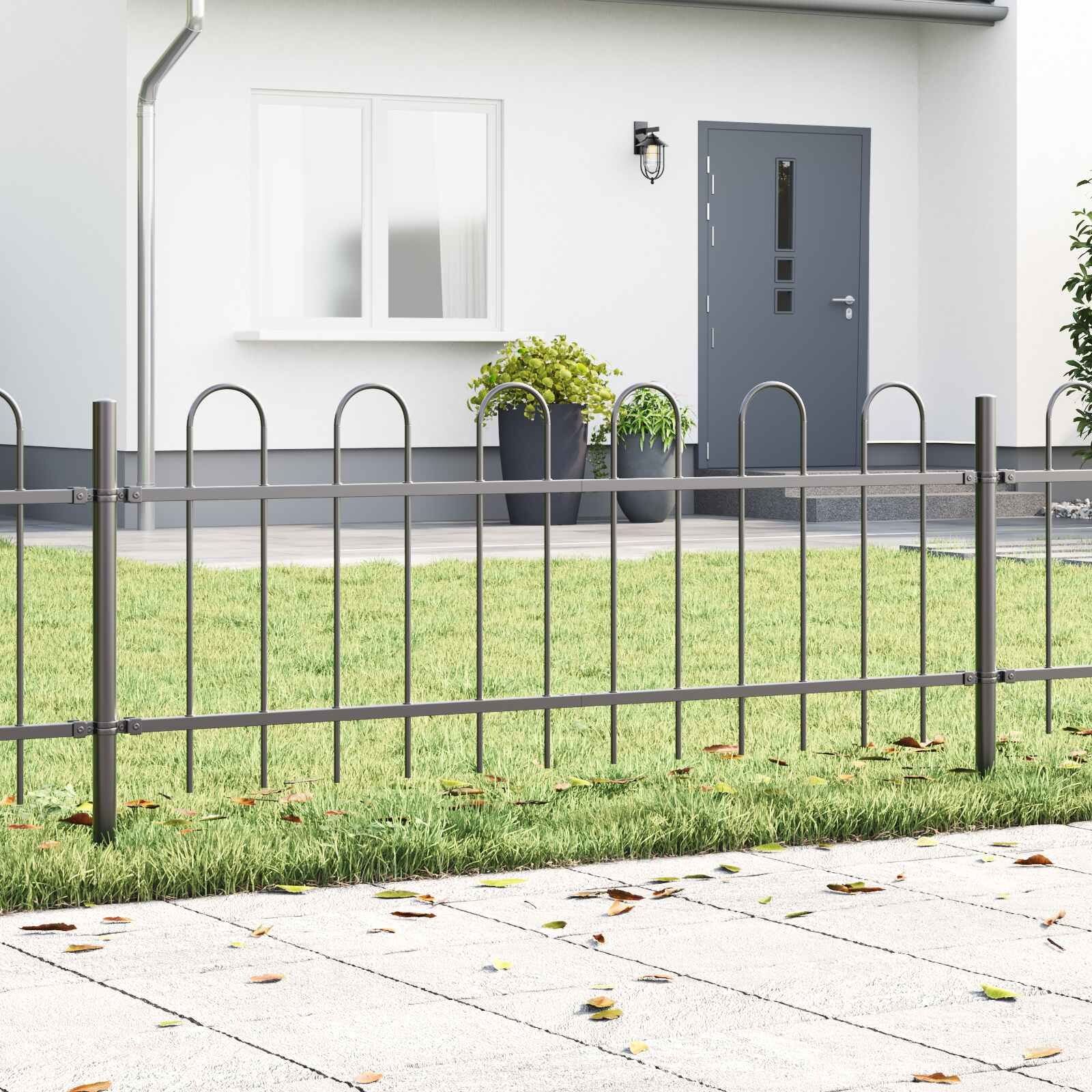 vidaXL Градска ограда BOXTEL 2 бр. 34 x 06 м