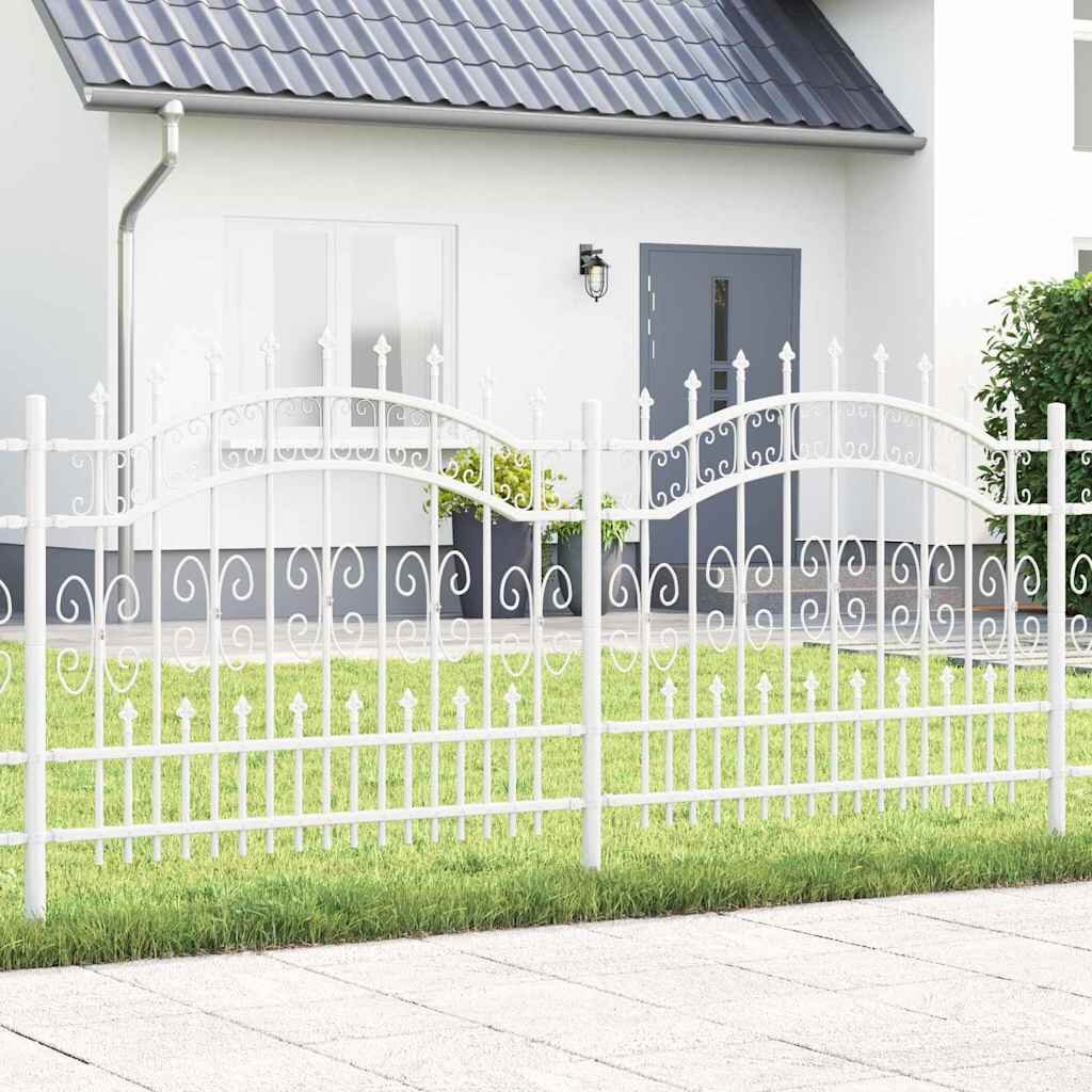 vidaXL Градска ограда KAMPEN 240 x 140 cm Прахово покритие стомана