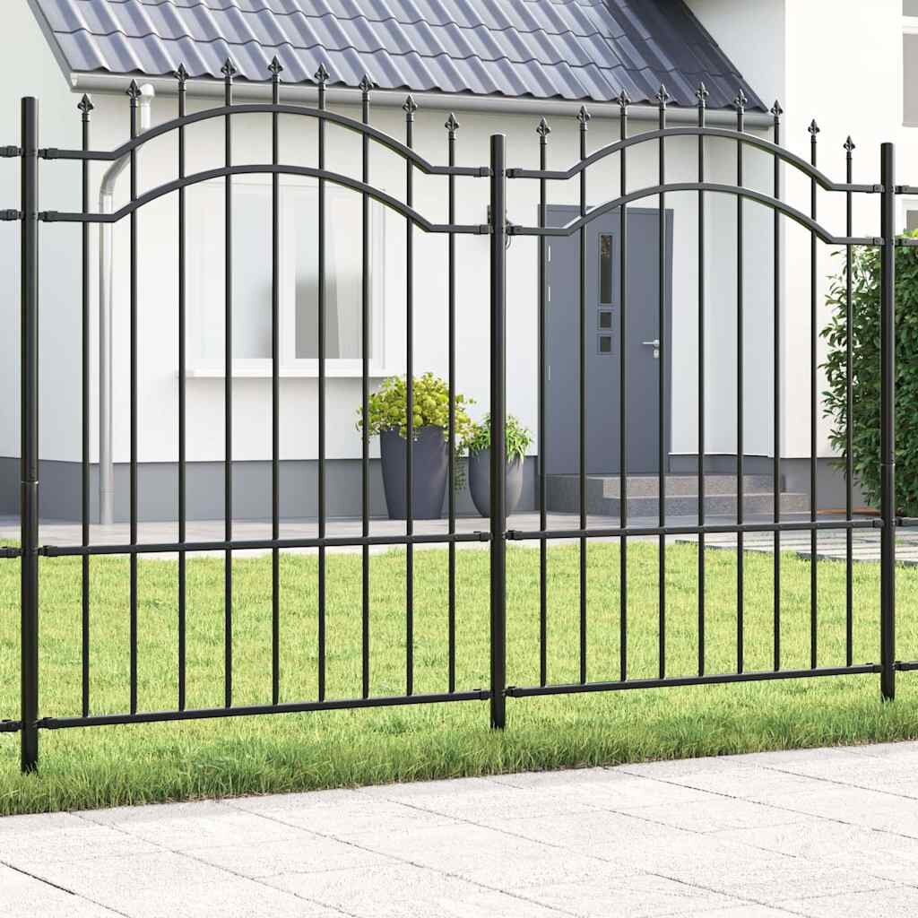 vidaXL Градска ограда WOERDEN 240 x 190 cm Прахово покритие стомана