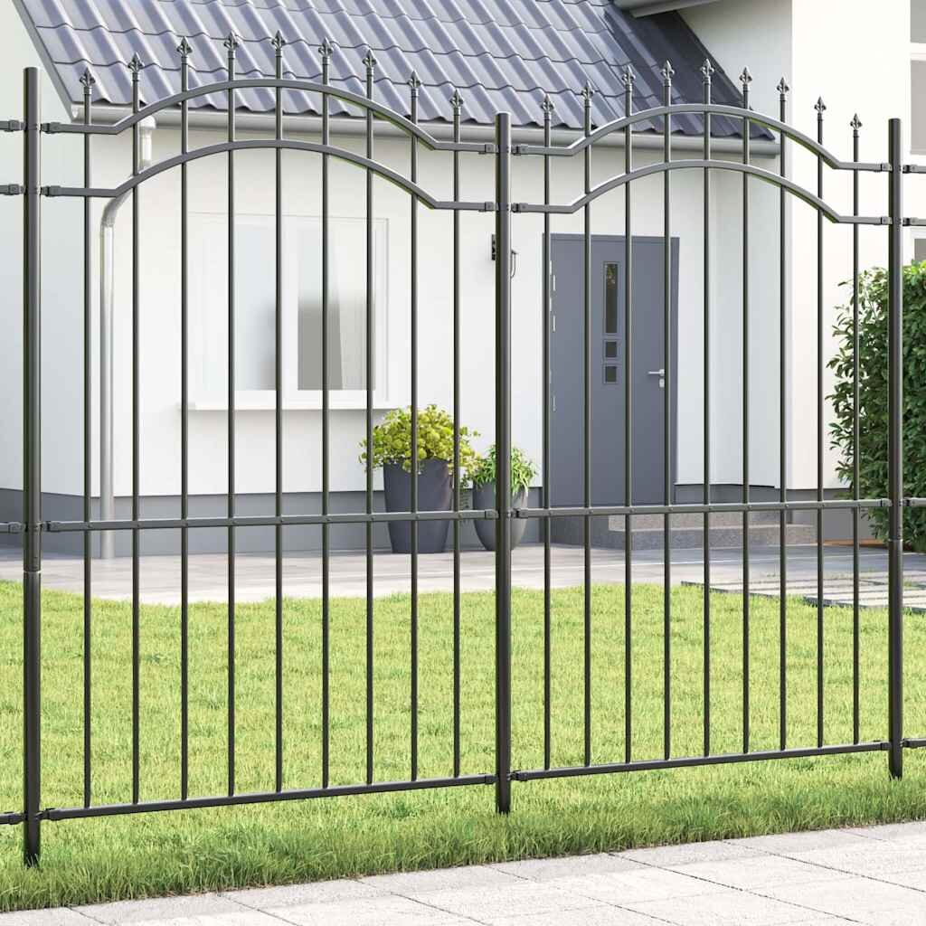 vidaXL Градска ограда WOERDEN 240 x 215 cm Прахово покритие стомана
