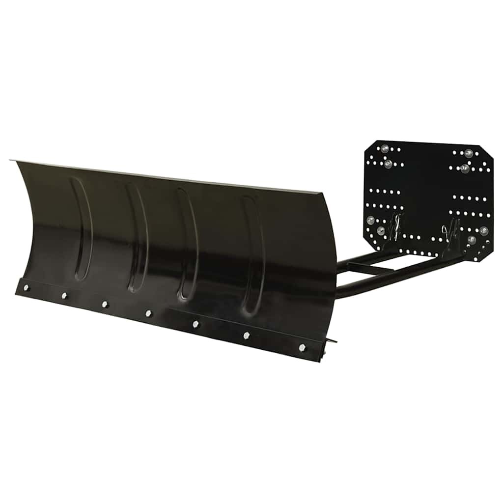 vidaXL Гребло за сняг за ATV 115x38 см черно