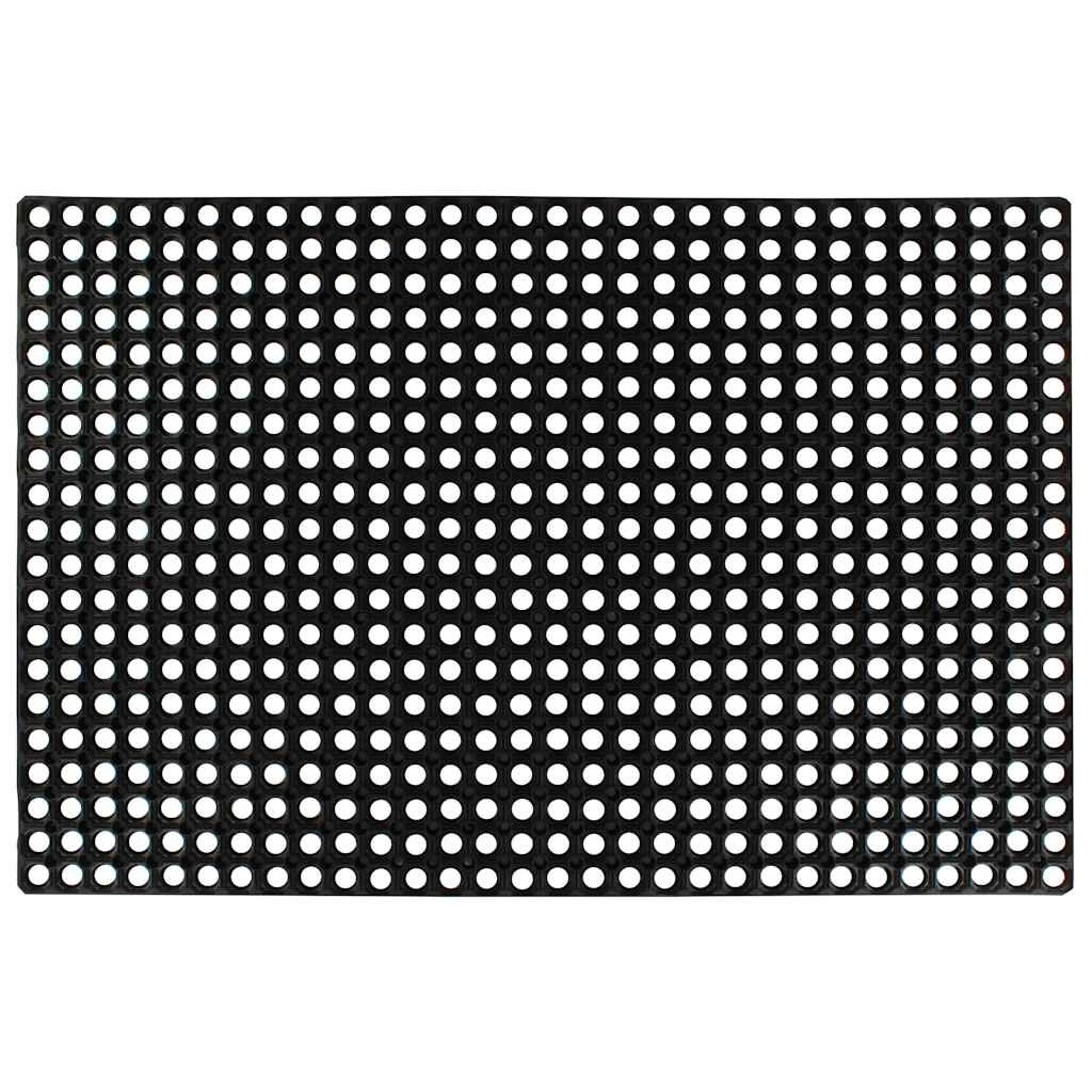 vidaXL Гумена изтривалка 22 мм 80x120 см