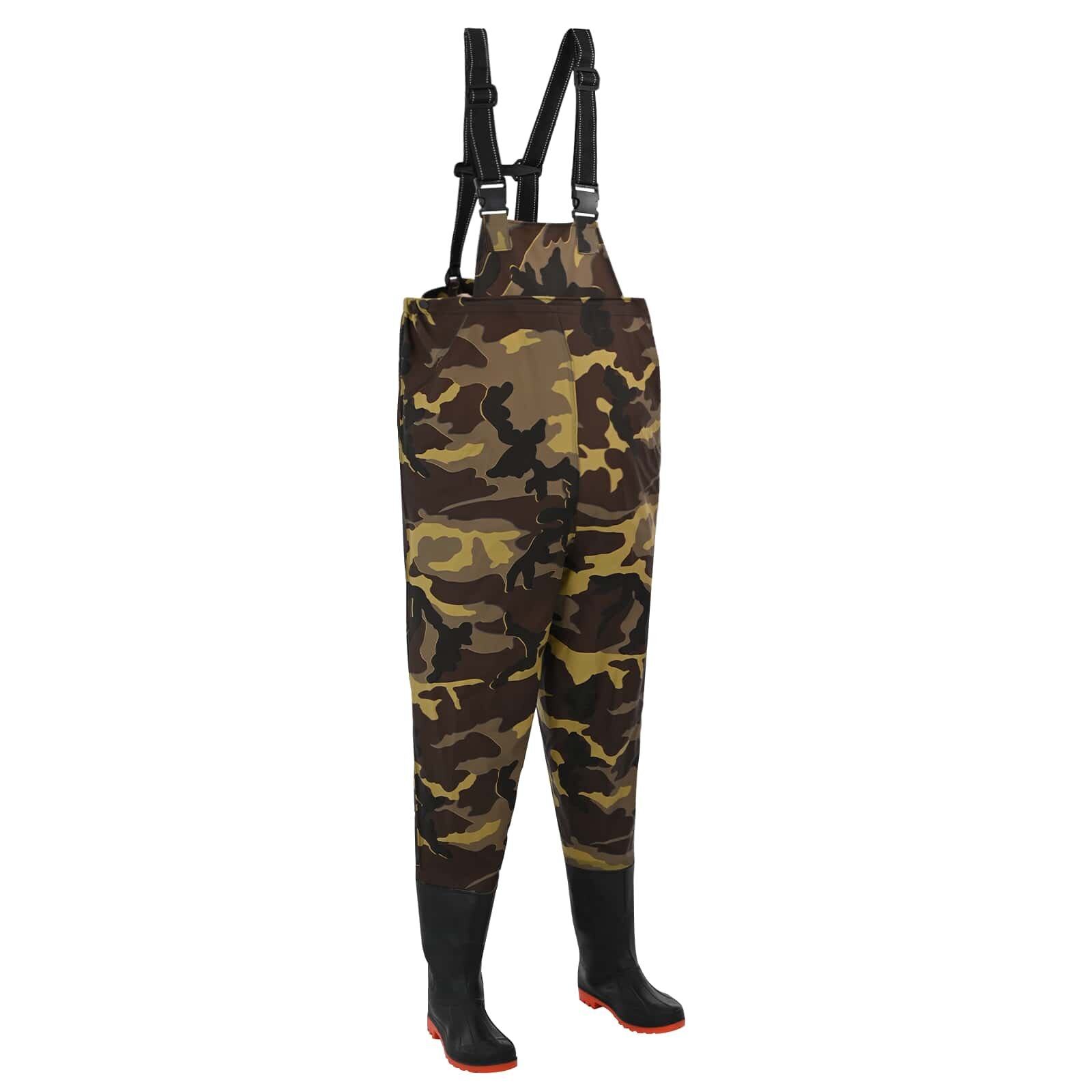 vidaXL Гумени къси гащи с ботуши Размер 41 Камуфлаж