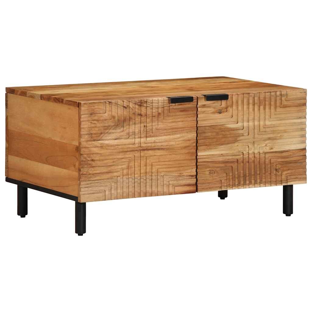 vidaXL Холна маса 80x50x40 см масивна акация