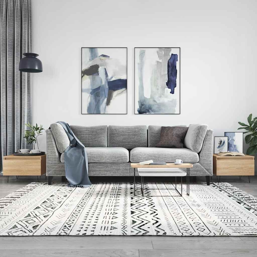 vidaXL Холни маси 2 бр дъб сонома 50x46x35 см инженерно дърво