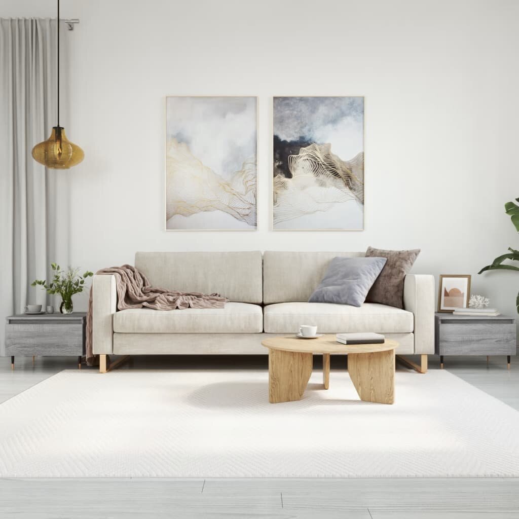 vidaXL Холни маси 2 бр сив сонома 50x46x35 см инженерно дърво