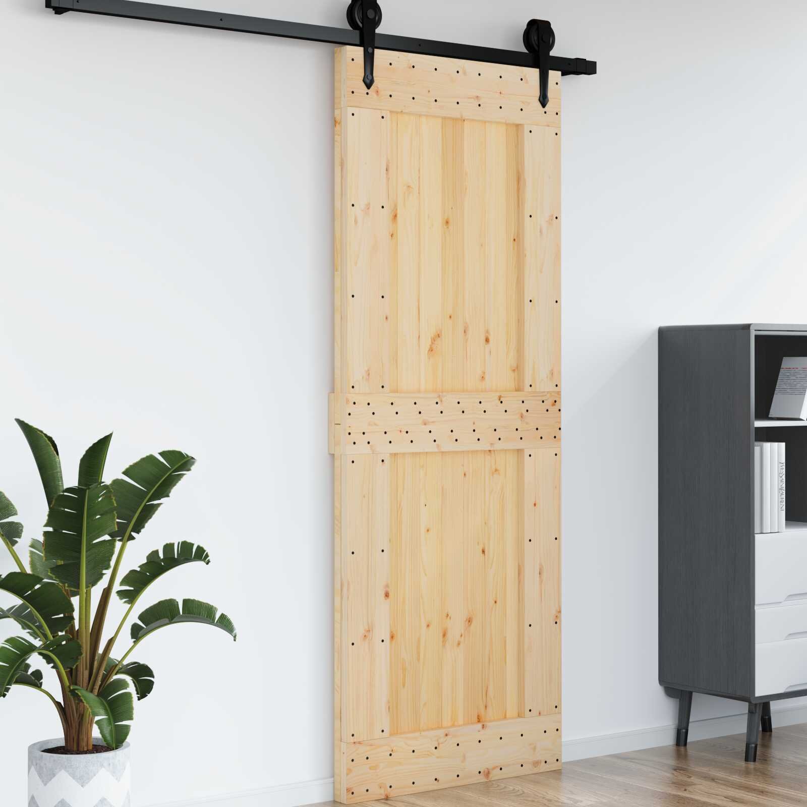 vidaXL Изчистена врата NARVIK 85x210см