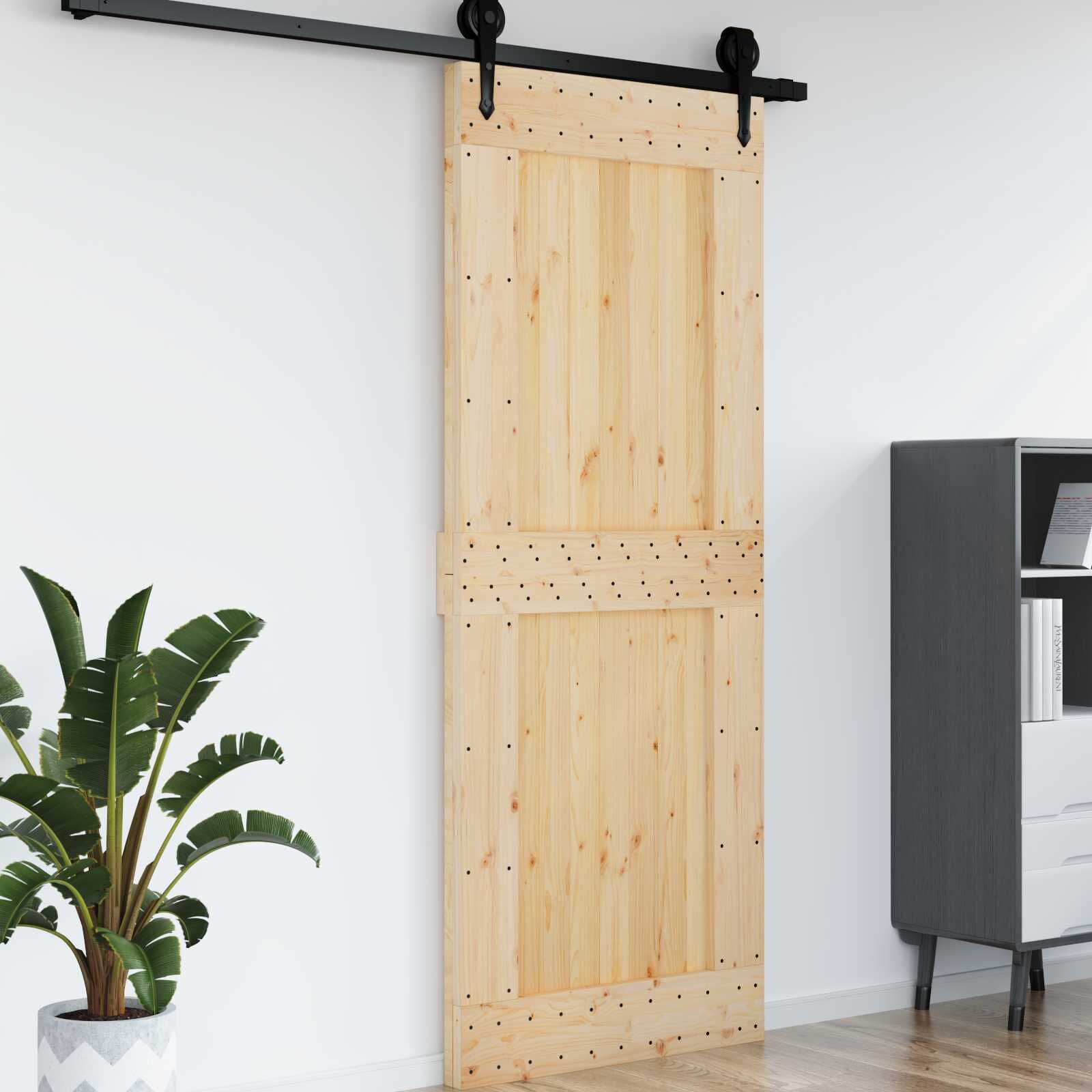 vidaXL Изчистена врата NARVIK 90x210см