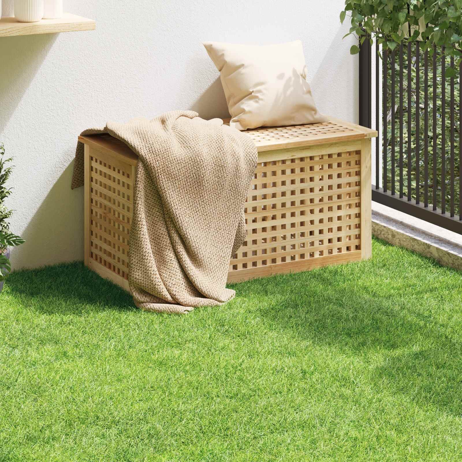 vidaXL Изкуствена трева 100 x 200 cm Green ПП и ПЕ