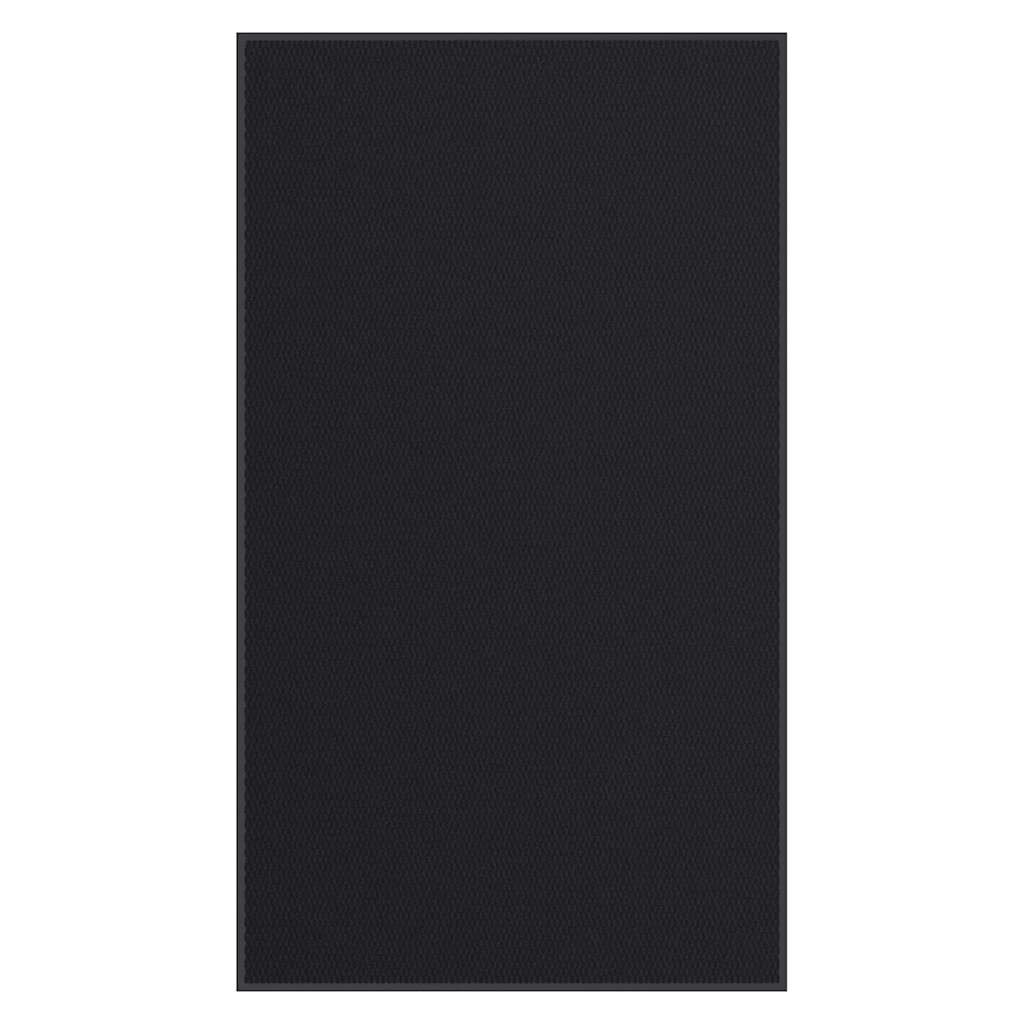 vidaXL Изтривалка черна 115x200 см