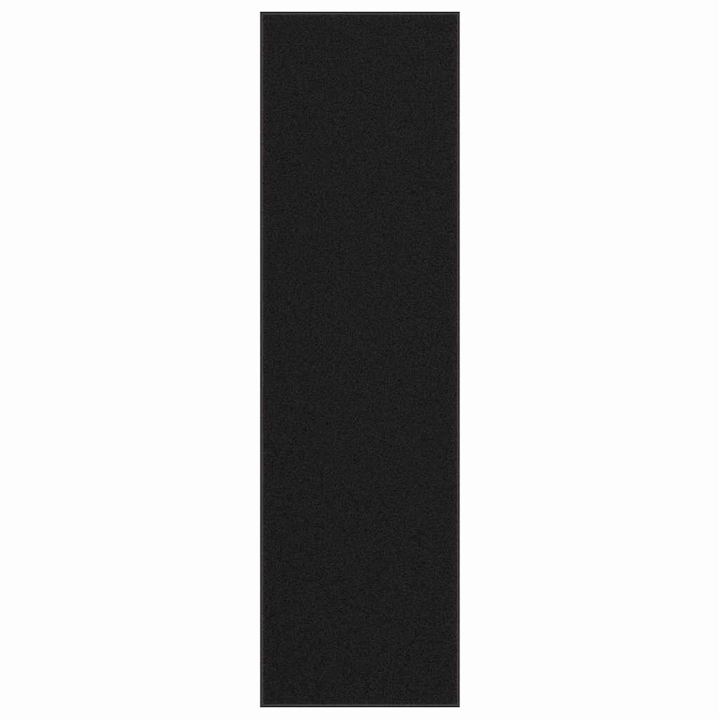 vidaXL Изтривалка черна 115x400 см