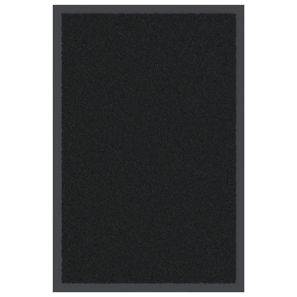 vidaXL Изтривалка черна 40x60 см