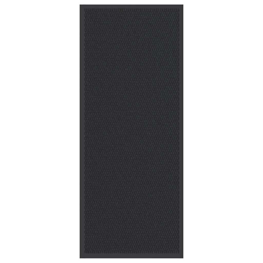 vidaXL Изтривалка черна 60x150 см