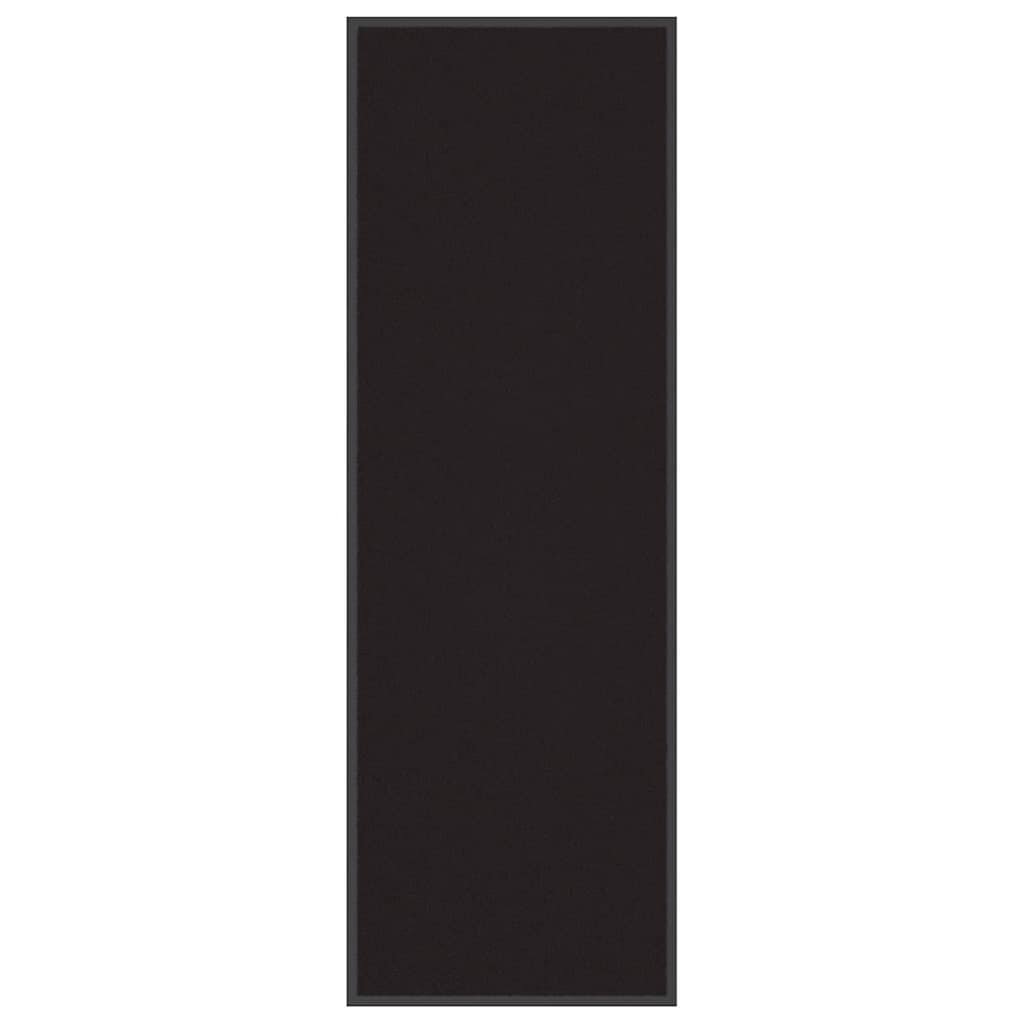 vidaXL Изтривалка черна 60x180 см