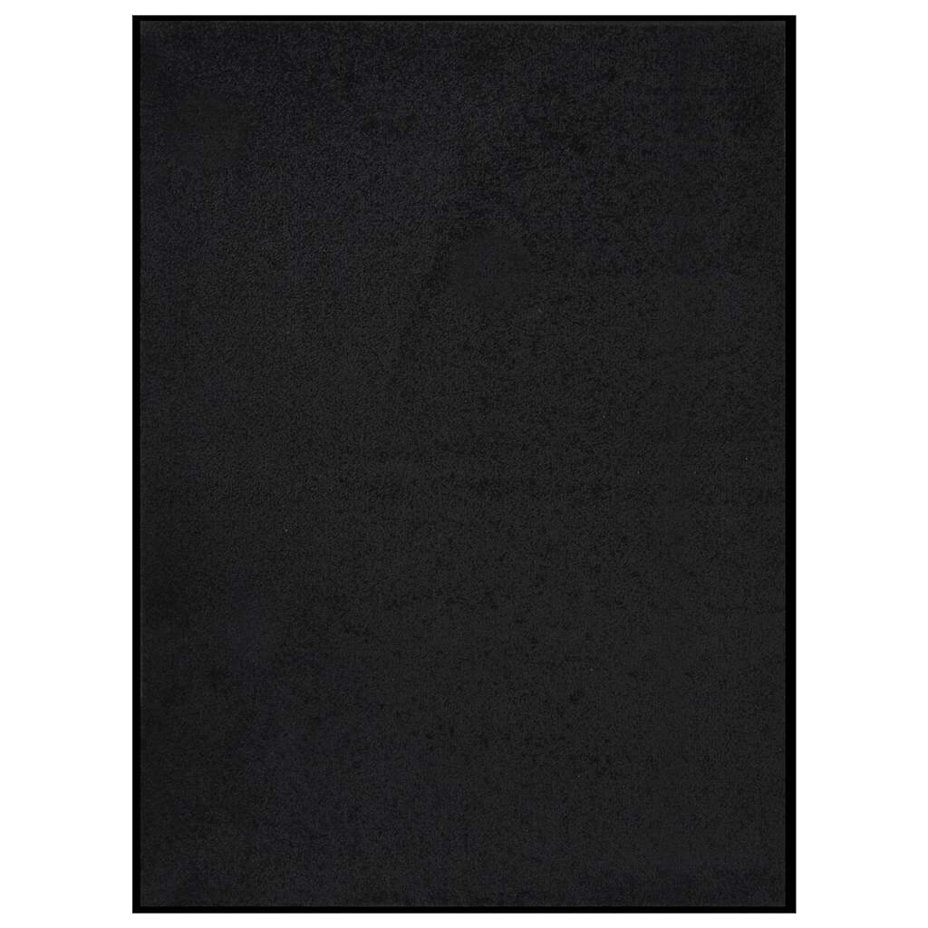vidaXL Изтривалка черна 60x80 см