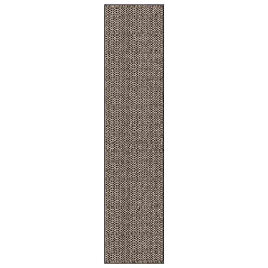 vidaXL Изтривалка кафява 115x500 см