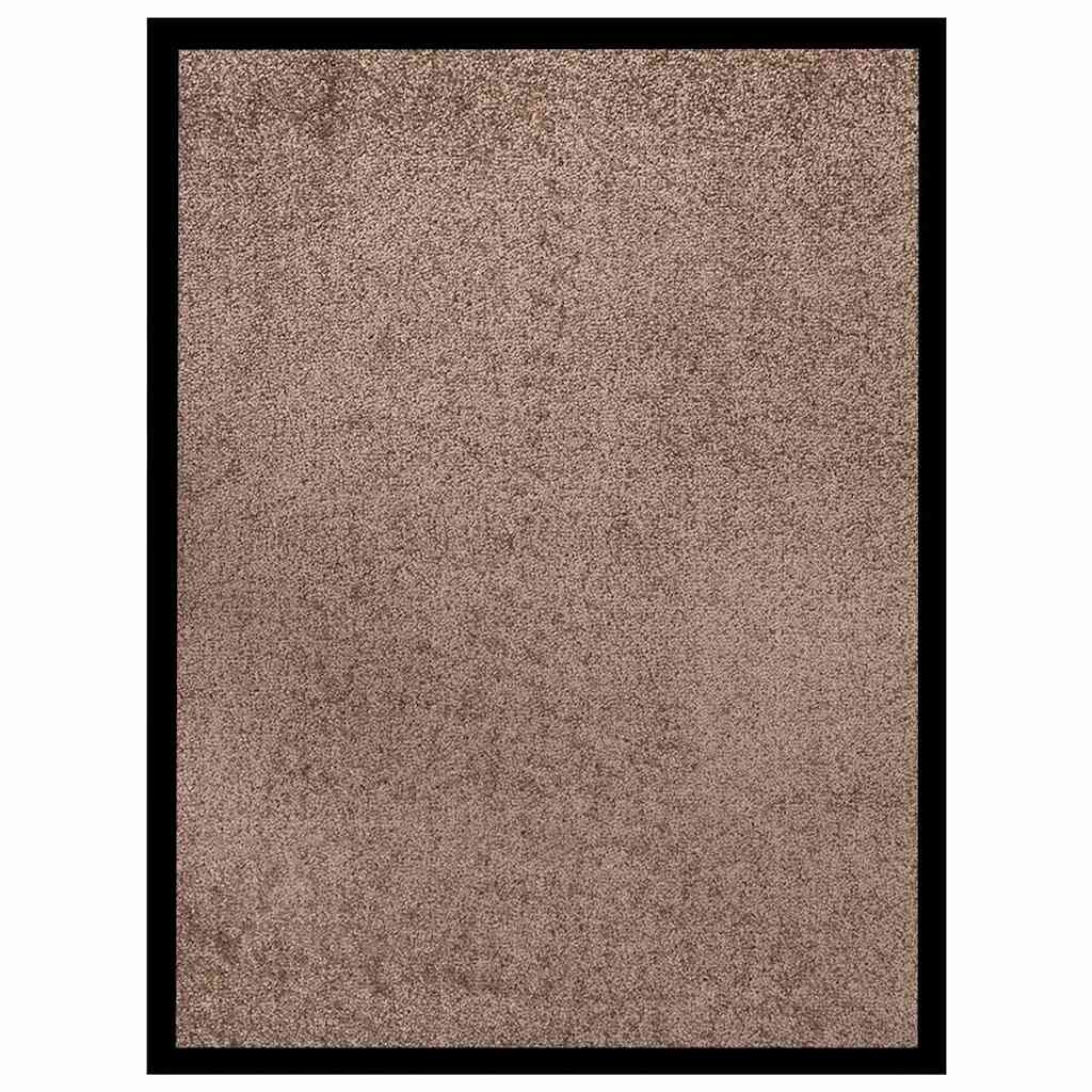 vidaXL Изтривалка кафява 60x80 см