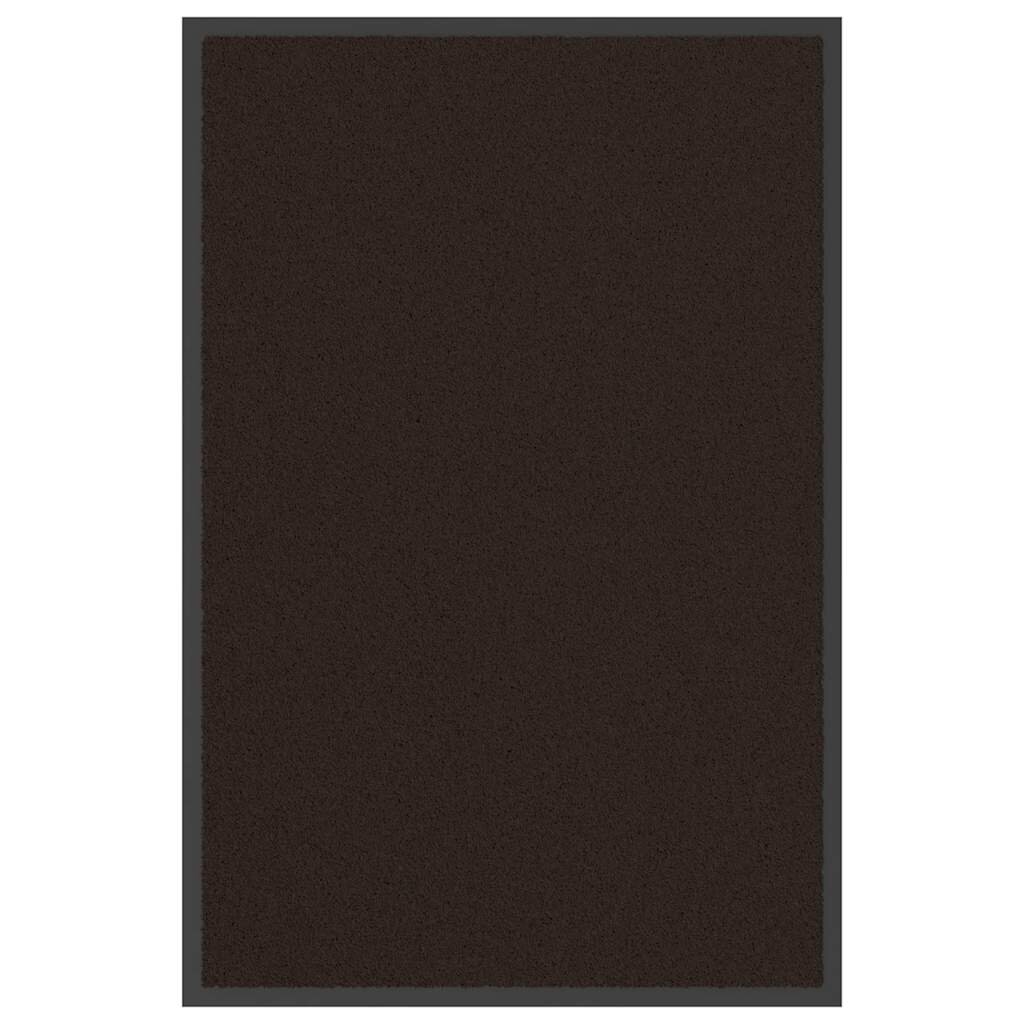 vidaXL Изтривалка кафява 60x90 см