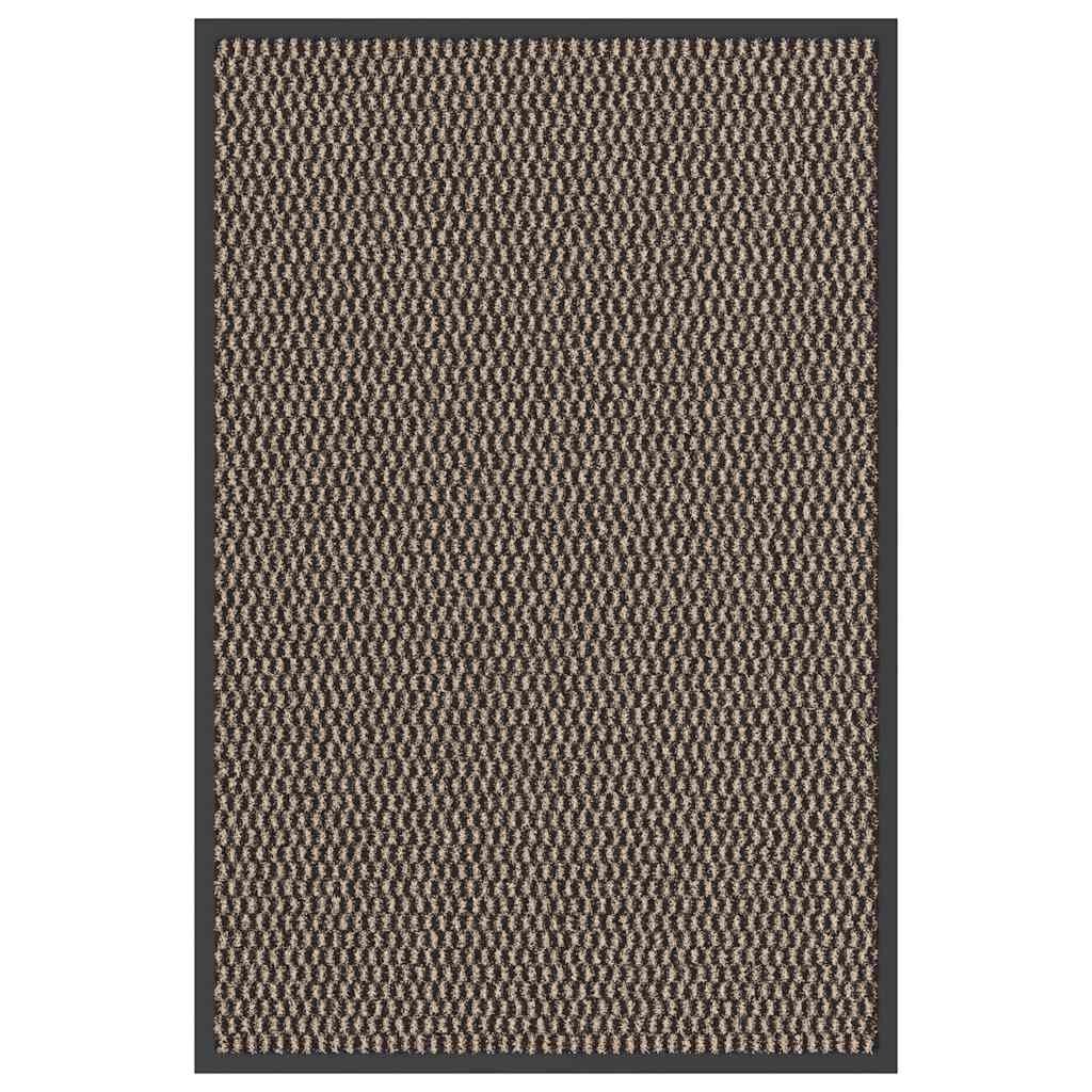 vidaXL Изтривалка кафява 60x90 см