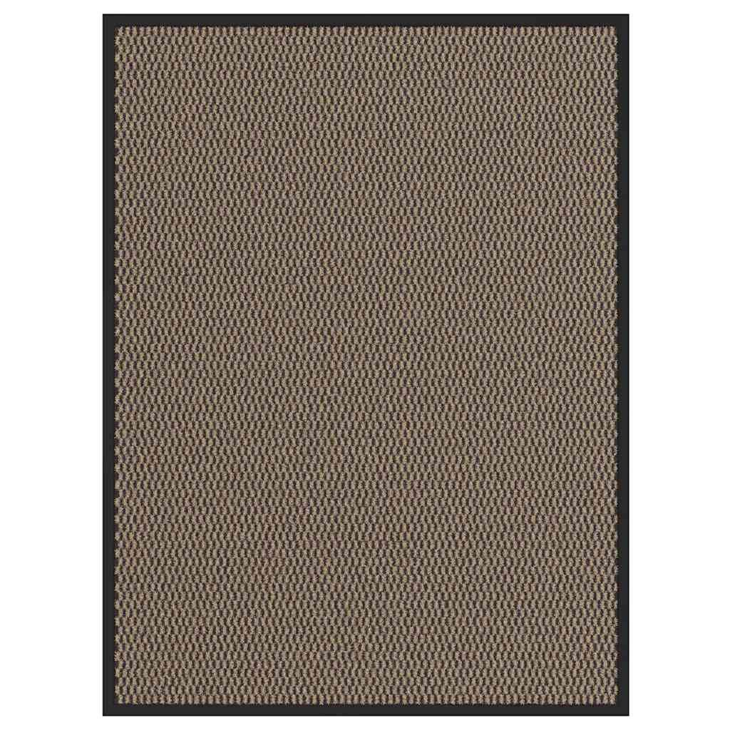 vidaXL Изтривалка кафява 80x120 см