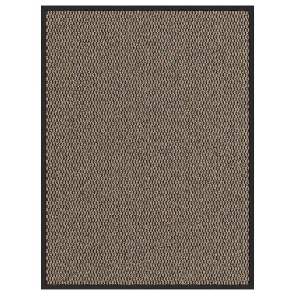 vidaXL Изтривалка кафява 90x120 см